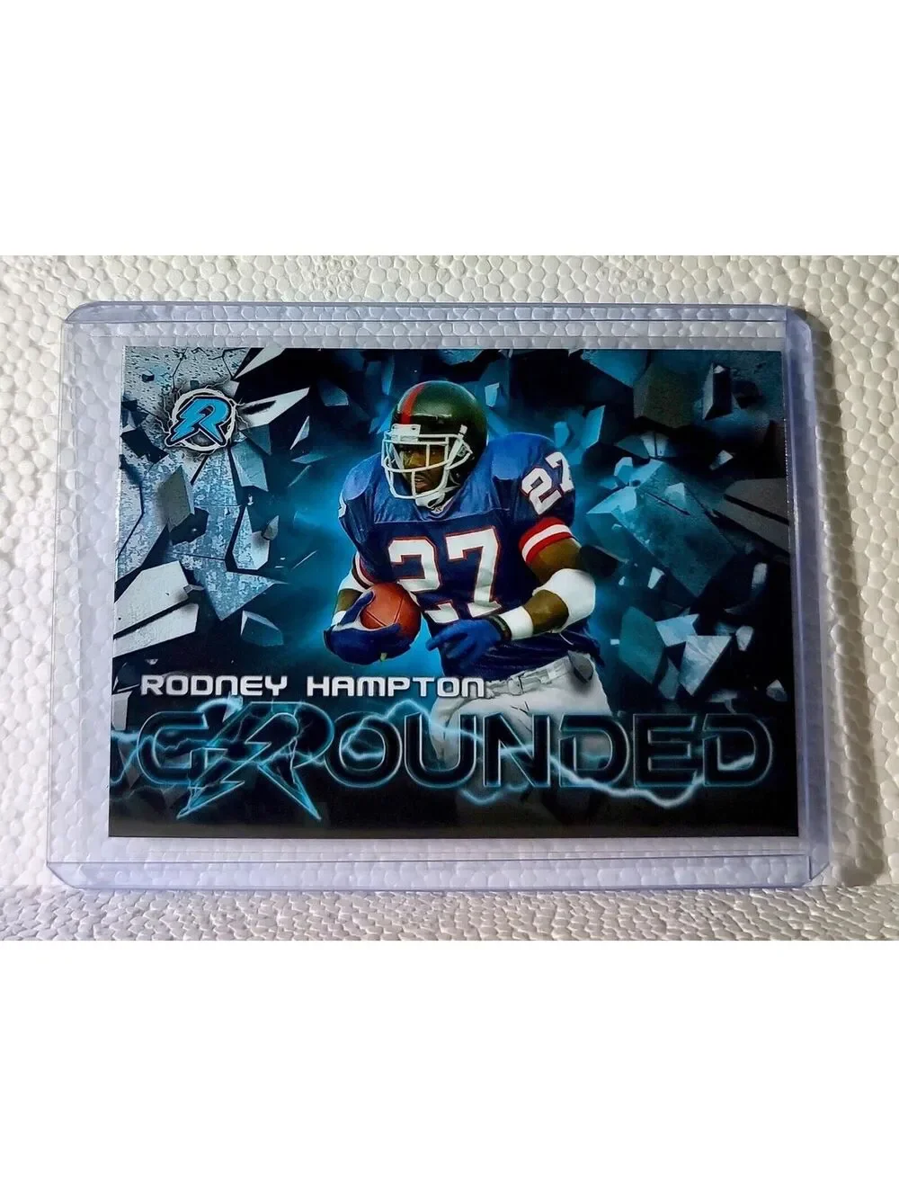 Rodney Hampton 2023 Topps Resurgence Grounded NFL #RG-16 Card New York Giants